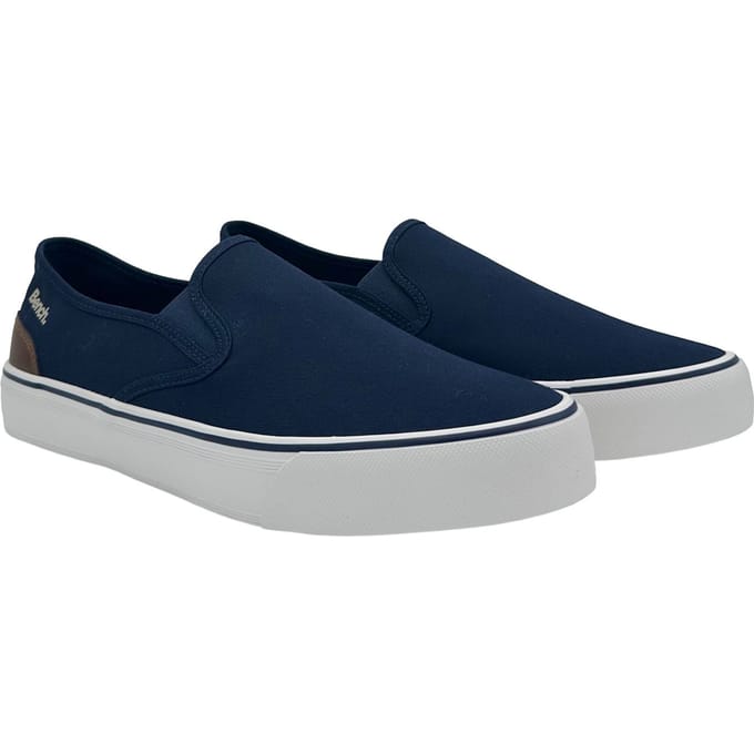 Bench Dalton Canvas Slip On Heren Sneakers in Navy