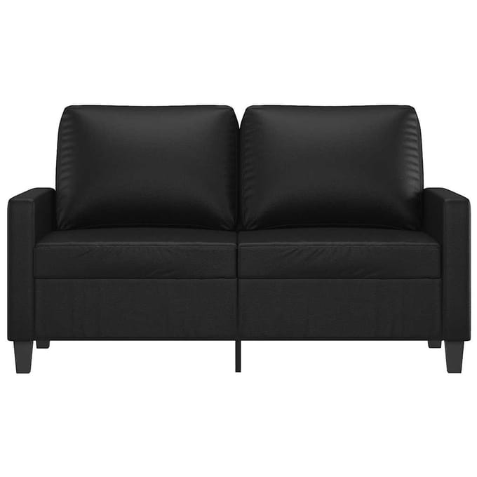 vidaXL - Tweezitsbank - 120 - cm - kunstleer - zwart