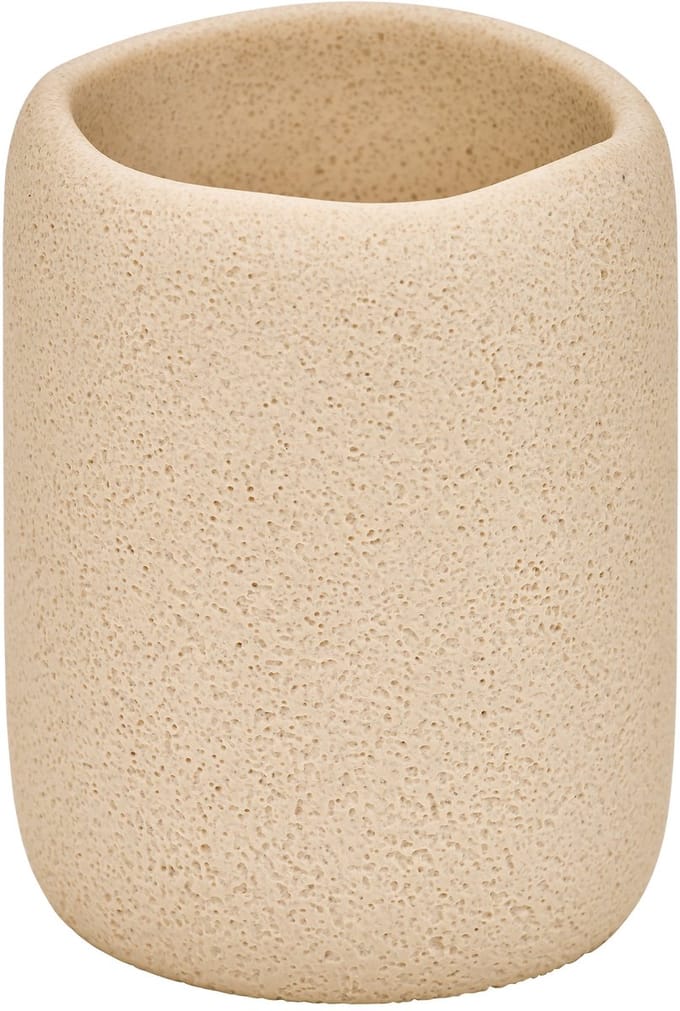 5Five Olea Tandenborstelhouder - Ø8x10cm - Beige