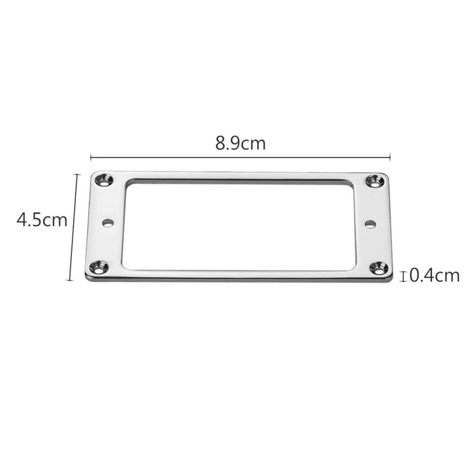 2 stuks Pickup Montage Ringen voor Humbucker Pickups Cover Frame Set zwart