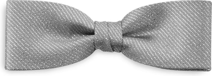 We Love Ties - Strikken - Kinderstrikje zilver - zilver
