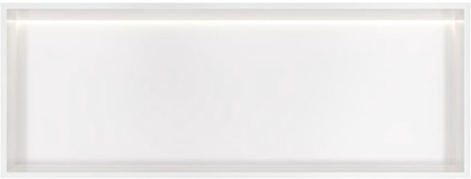 Hotbath &More Inbouwnis - 30 x 80 x 10 cm - met LED-verlichting - Mat Wit