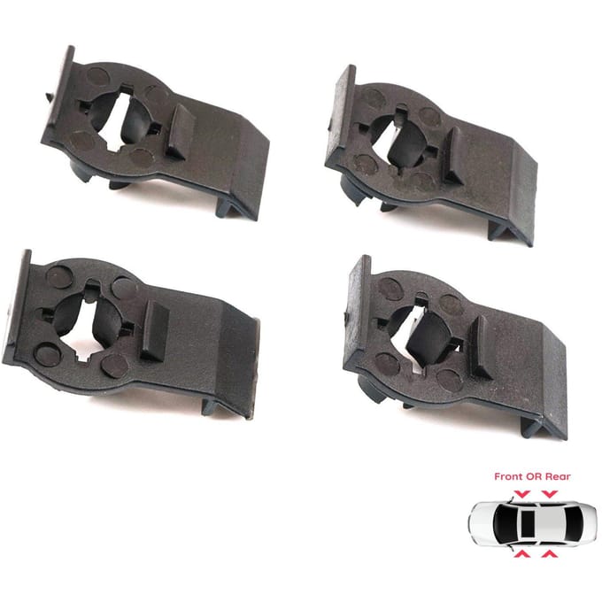 BCF784 4 Pièces Clips de Fixation de Fenêtre 51338218383 pour BMW Série 3 E46 1997-2006