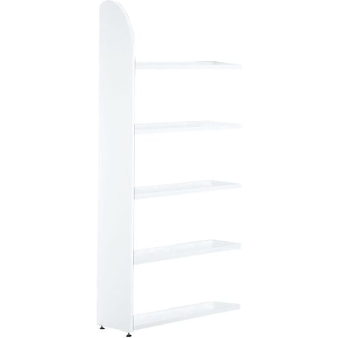 Open kast Dante®, stellingsectie, H 1900 x B 800 mm, zonder achterwand, wit