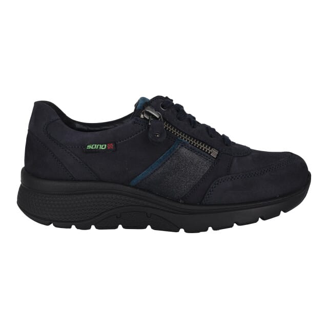 Mephisto Sano Izae - dames rollende wandelsneaker - Blauw - maat 35.5 (EU) 3 (UK)