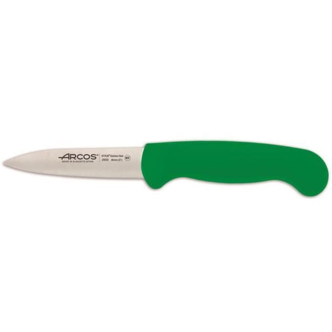 Mondador Arcos Kleur Mes - Prof 290021 roestvrij staal Nitrum en handvat ergonomisch polypropyleen groen groen en mes