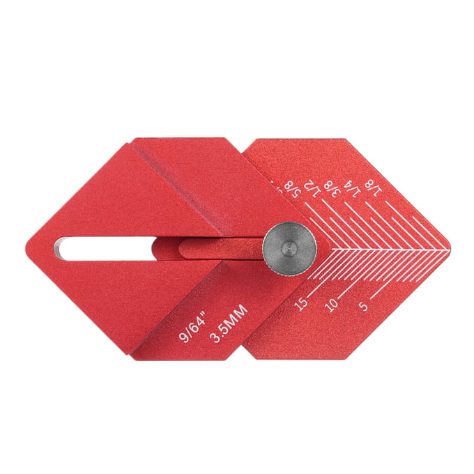 Houtbewerking Meetliniaal Afwerk Timmergereedschap Afwerking Werk Multi-Tool voor Meten en rood