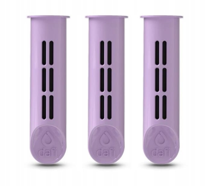 Dafi Serie - Waterfilterpatronen voor Flessen - Violet - Set van 3