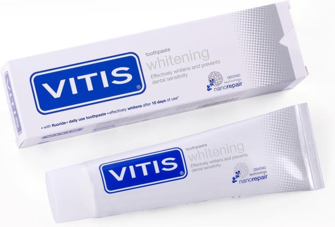 2x Vitis Whitening tandpasta