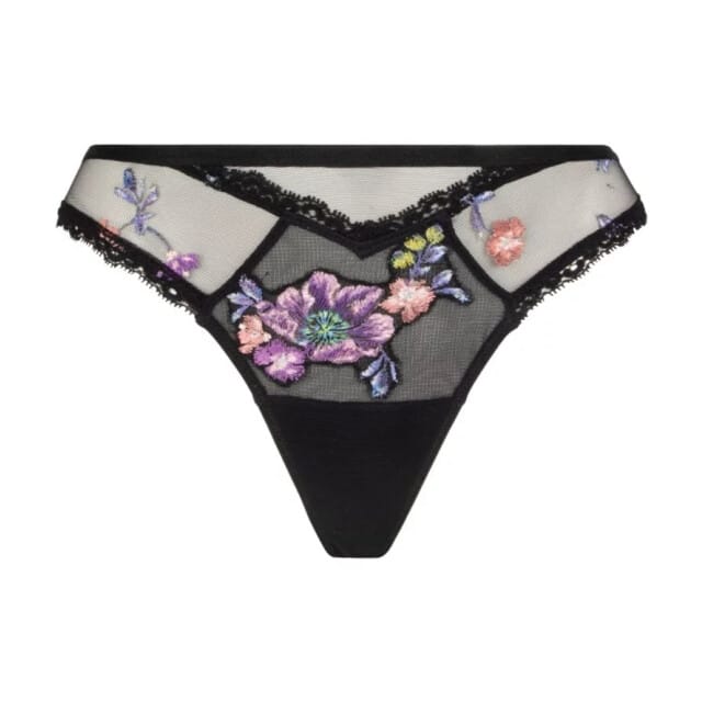 Lise Charmel Tanga Flora Aura Zwart L