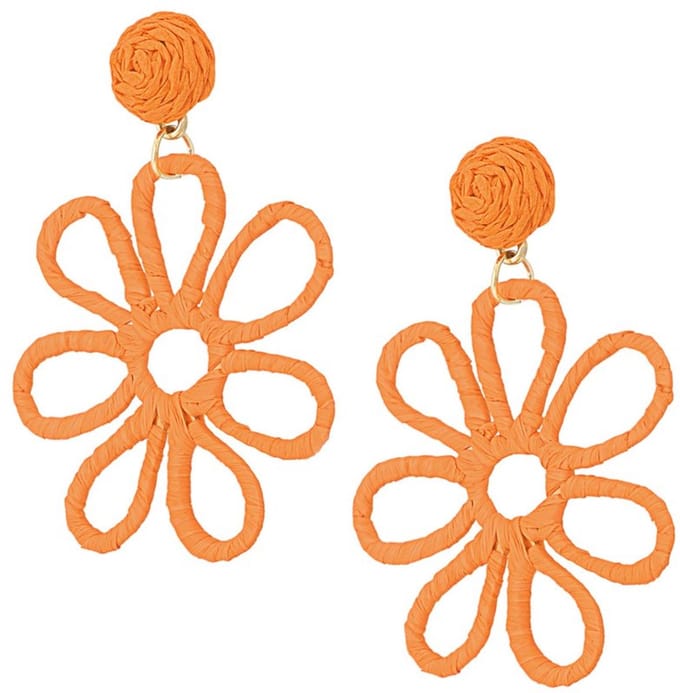 Bijoutheek Oorknoppen Koningsdag Bloem Oranje