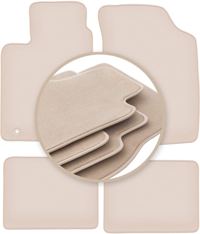 PREMIUM beige matten voor: Renault Thalia I sedan 2000-2010