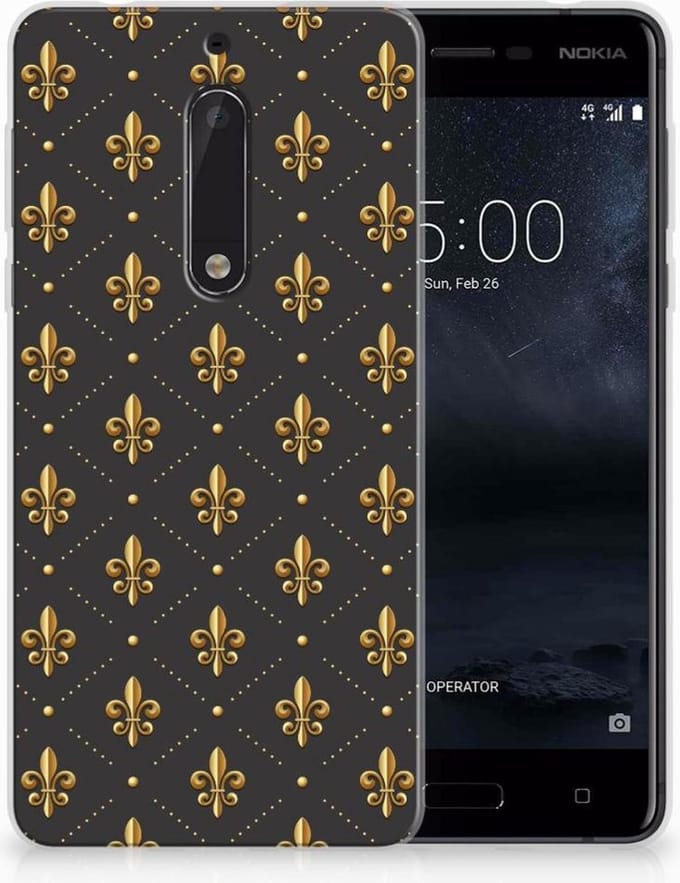 Nokia 5 TPU bumper Franse Lelie