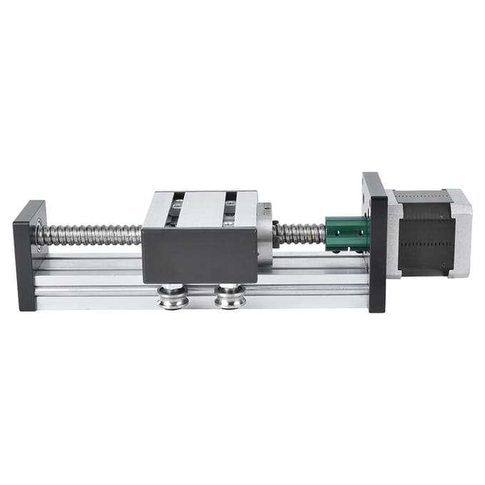 Kogelomloopspindel Lineaire Glijgeleider Enkele As Glijdtafel Slag 400mm met 57 Motor(1610)