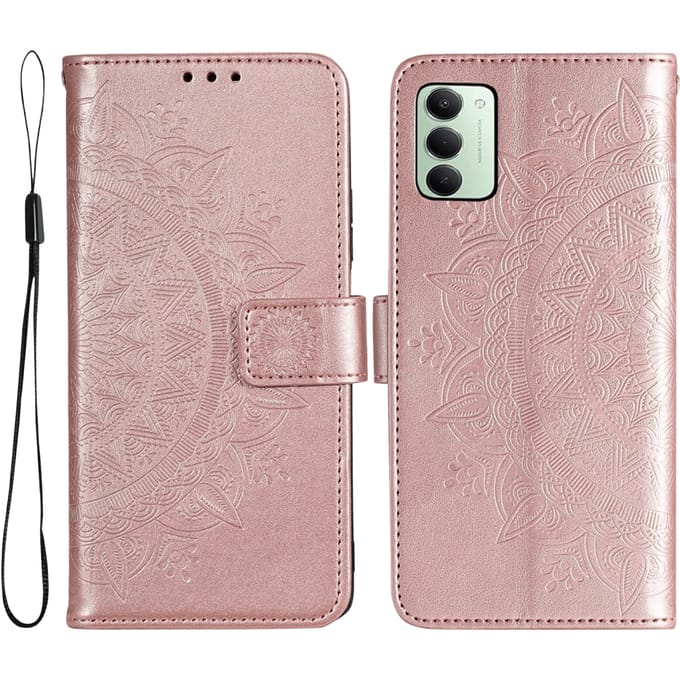 Comfycase Xiaomi Redmi 15 5G Mandala Wallet Roze