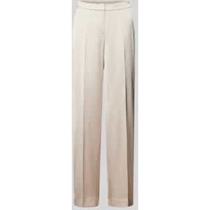 Comma  Pants Beige Größe: 42 | Ausgestellte Hosen Outlet | Damen | Braun