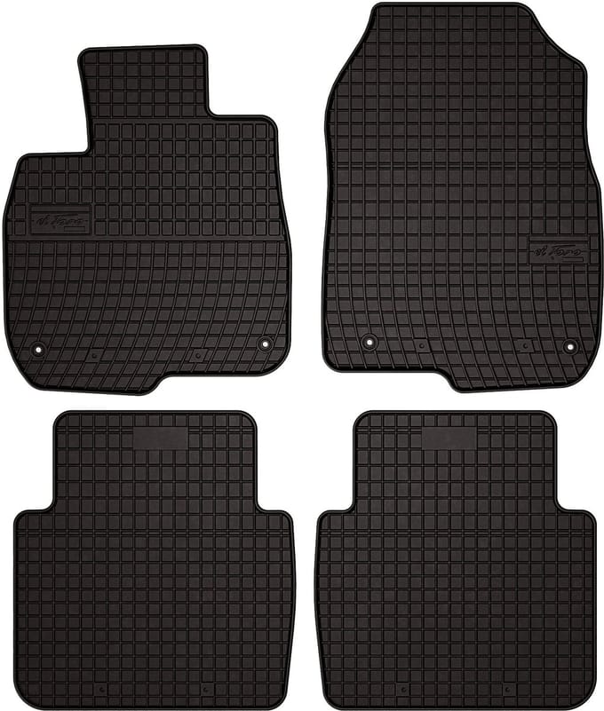 Wielganizator SolidPRO Serie - Rubber Autodywanen - Honda CR-V V SUV - Zwarte - Aangepaste Pasvorm