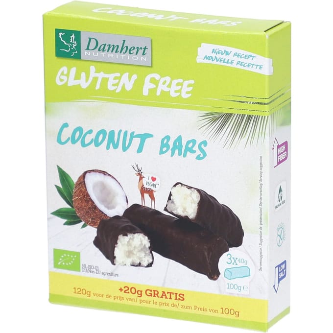 Damhert Kokosrepen Lactosevrij & Glutenvrij - 100 gr