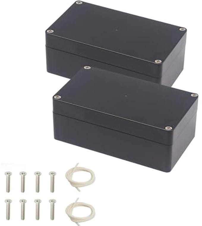 Waterdichte aansluitdoos IP66 2 stuks - Elektronische projectbox voor buiten