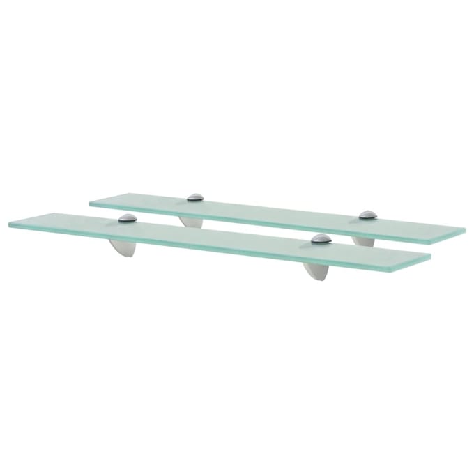 vidaXL - Schappen - zwevend - 2 - st - 60x10 - cm - 8 - mm - glas