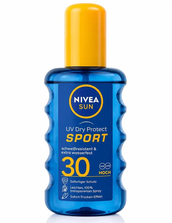 Nivea Sun - Zonnespray - SPF 30 - Transparant - Dry Protect - Extra Waterproof