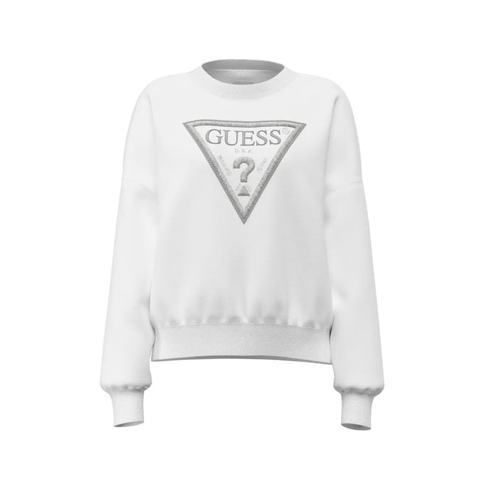 Dames sweatshirt Guess Triangle Glitter