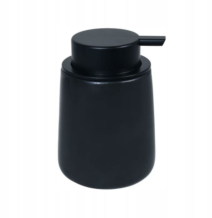 Bisk Nero Serie - Handzeepdispenser - Zwart - Keramiek - Gemakkelijk te vullen