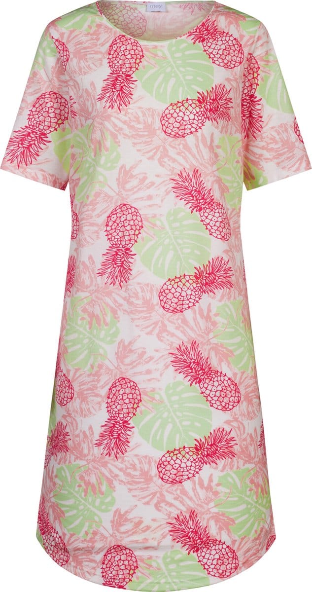 Nachthemd met korte mouwen Serie Pink Pineapple Raspberry Pink