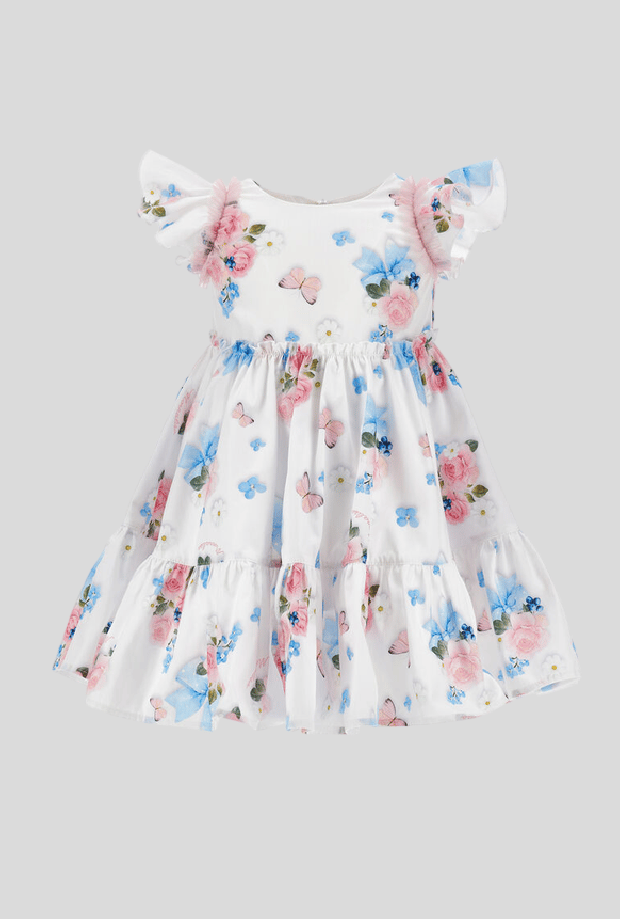 lente jurk wit kind