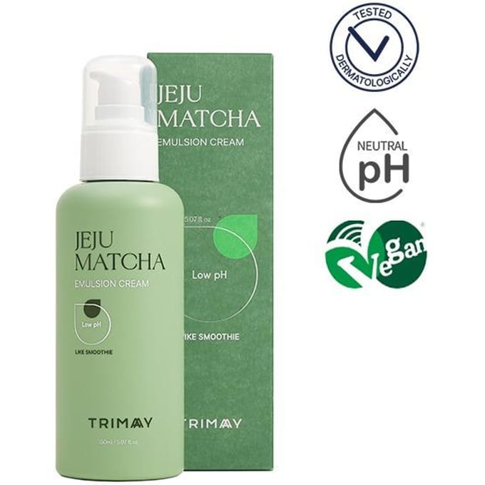 Trimay Jeju Matcha Émulsion Crème Apaisante à pH Faible beige