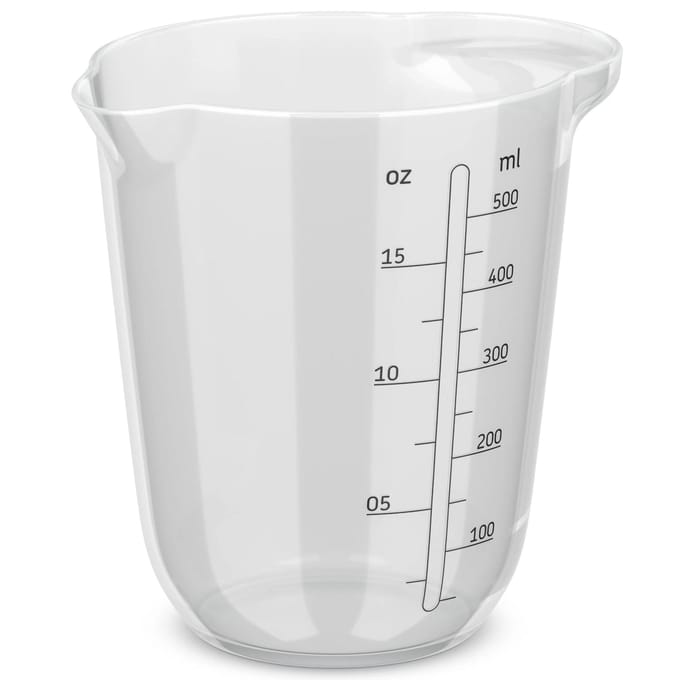Mepal Maatbeker Chef it - 500 ml - Maataanduiding - Vaatwasmachinebestendig - Bakspullen - Transparent