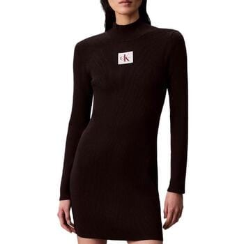Korte Jurk Calvin Klein Jeans Neck Mini Dress