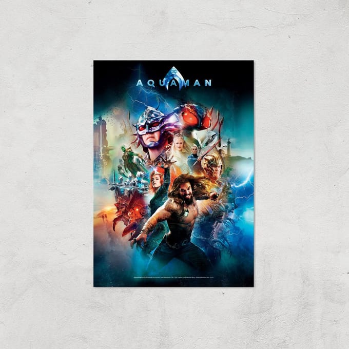 DC Aquaman Giclee Art Print - A2 - Print Only