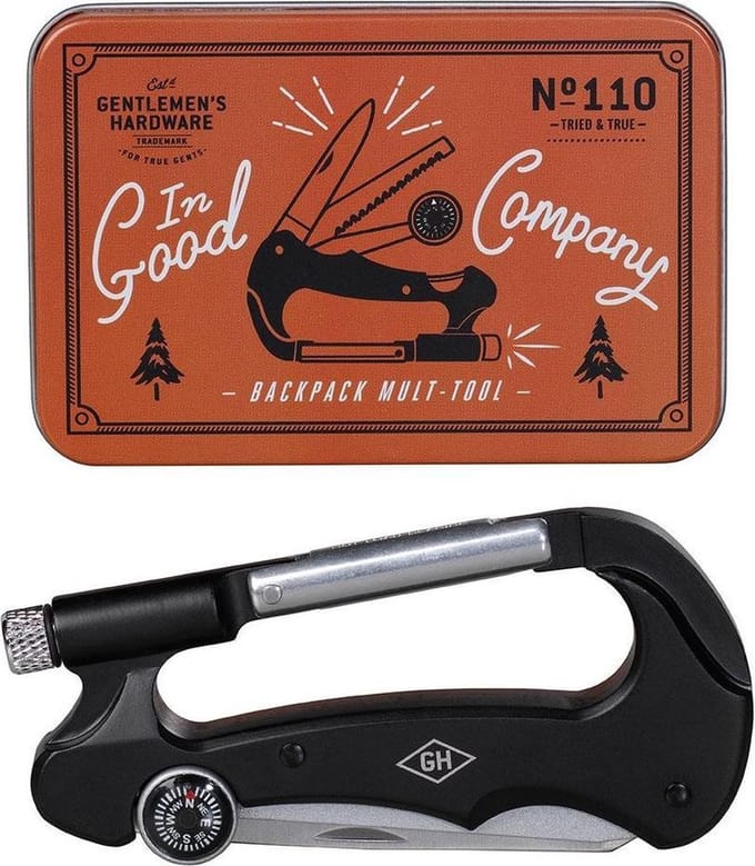 Gentlemen's Hardware Multitool 4 Functies 10 X 4,5 Cm Rvs