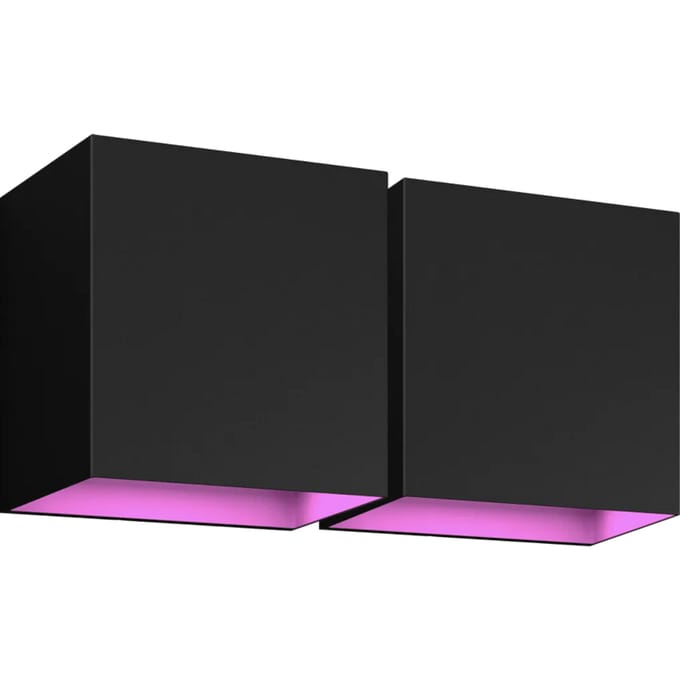 Philips Hue Resonate Downward White and Color - zwart 2-pack