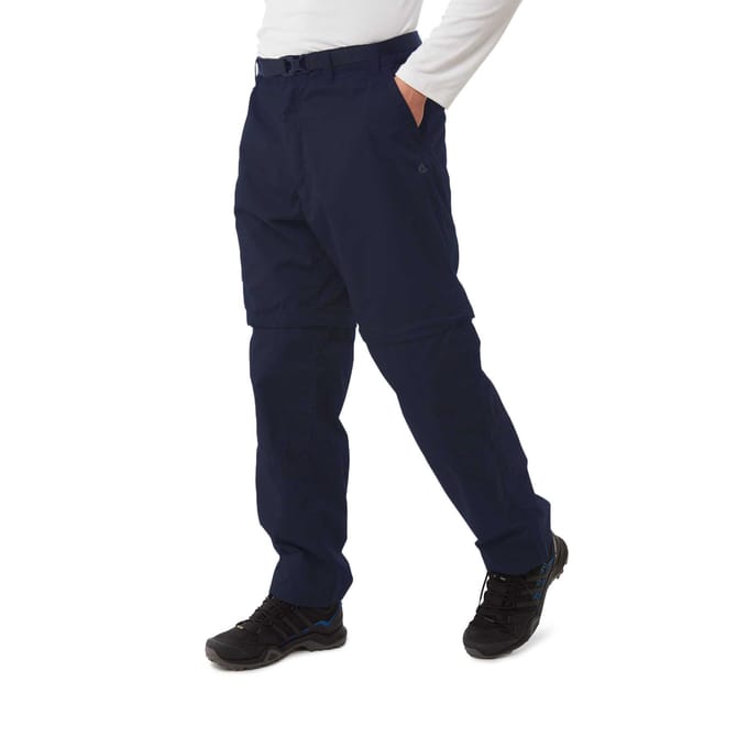 Craghoppers Expert Kiwi Convertible Getailleerde Cargo Broek voor heren (Donkere marine)