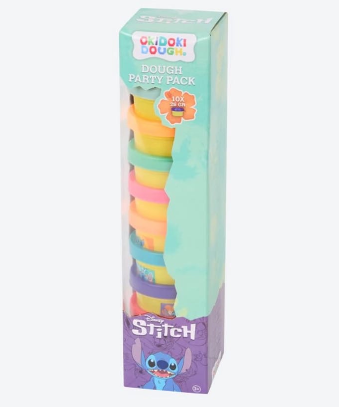 Disney Stitch Party klei - 10 doosjes klei - uitdeelcadeau