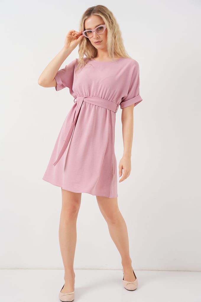 Mini-jurk met Strik