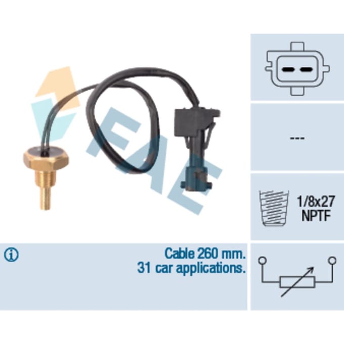 Temperatuursensor FAE 32741