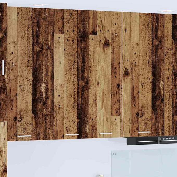 vidaXL - Hangkast - Oud - hout - 60 - x - 31 - x - 100 - cm - Bewerkt - hout