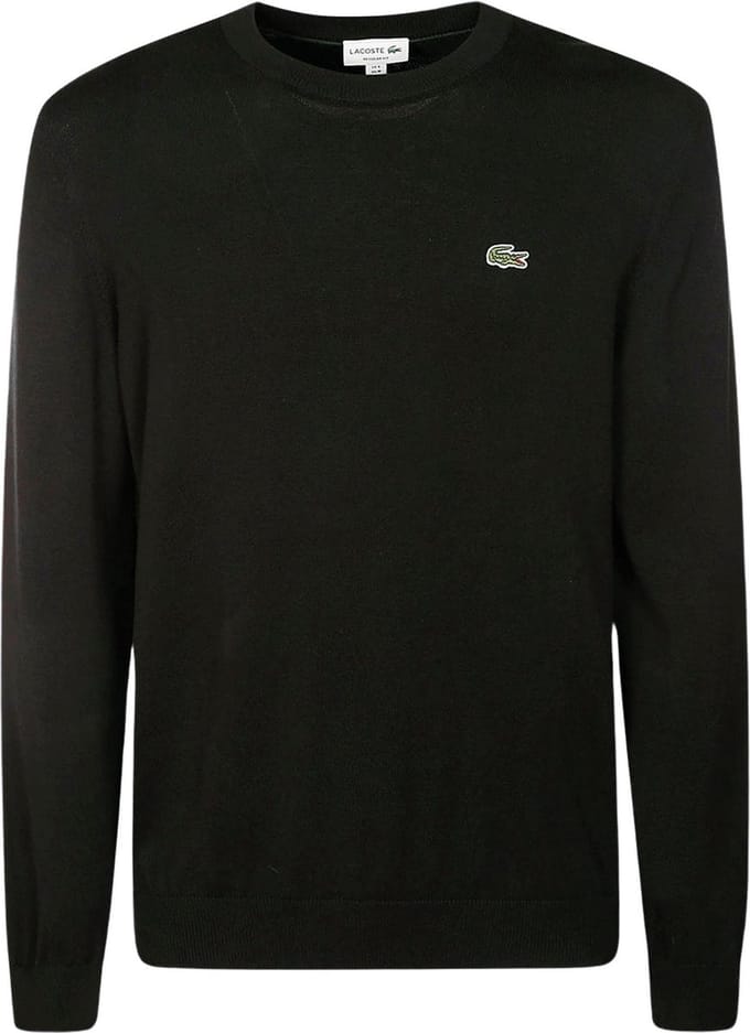 Lacoste herentrui katoen - O-hals - zwart