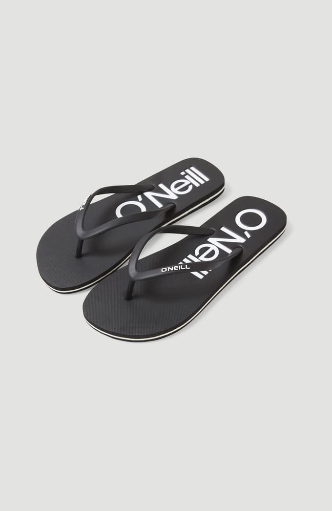 O'Neill teenslipper model profile logo sandal - Dames - Zwart/Wit - Maat 36