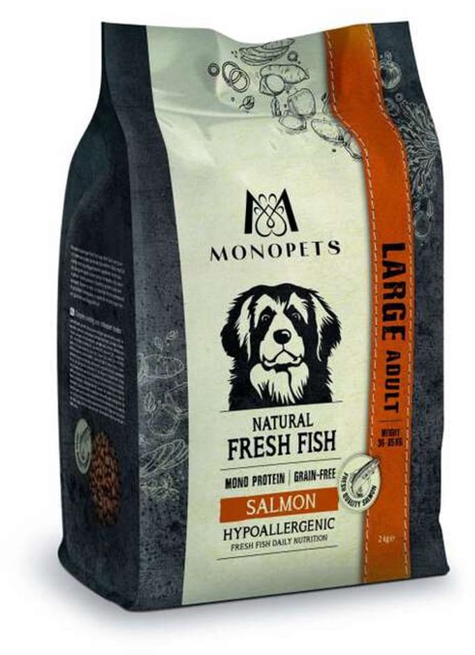 Monopets Fresh Fish Puppy Large Salmon 12,5 kg - Hondenvoeding