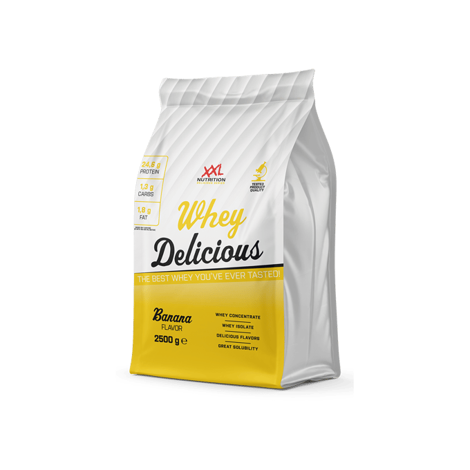 XXL Nutrition Whey Delicious Banaan 2500 gram