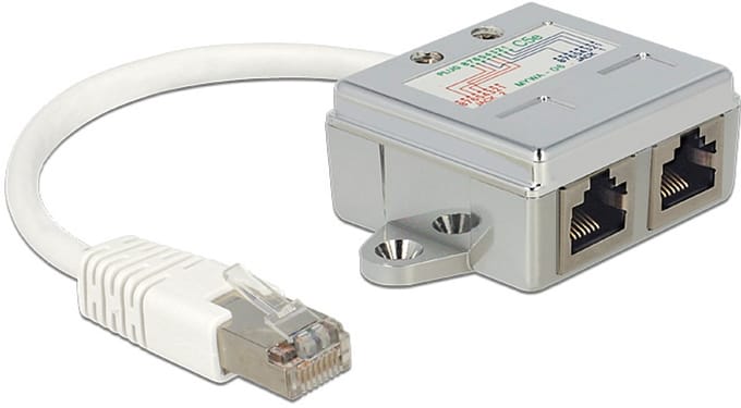 Delock 65441 RJ45 Netwerkkabel, patchkabel Kabel 0.15 m Grijs 1 stuk(s)