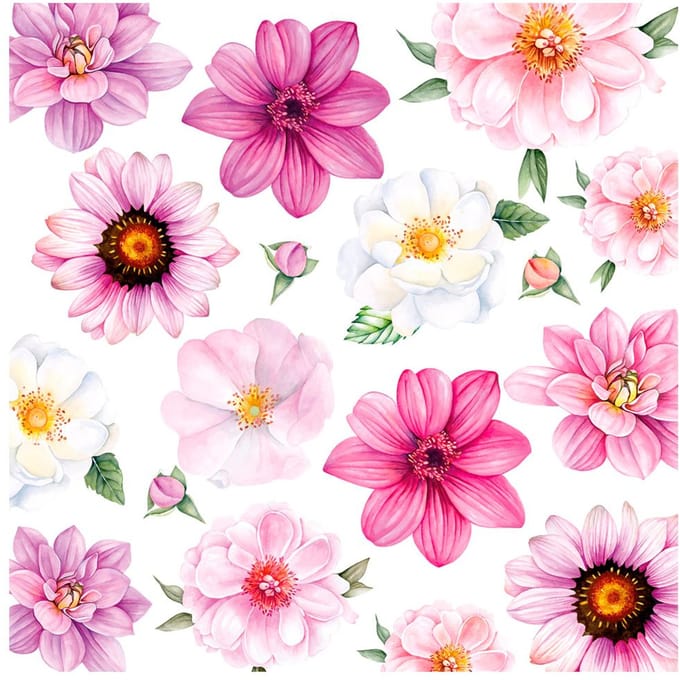 Servet "Summer Glory" - 20 stuks