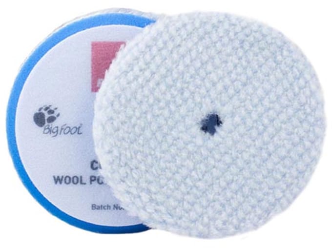 RUPES COARSE WOL POLIJST PAD BLAUW 150MM