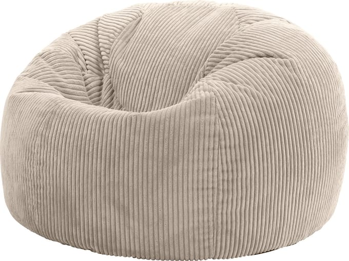 icon - Kingston Zitzak Fauteuil - Ribfluweel - Beige