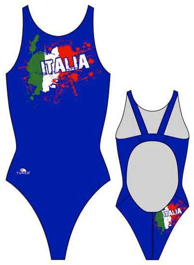 Turbo Italy 2012 Zwemkleding Blauw M Vrouw