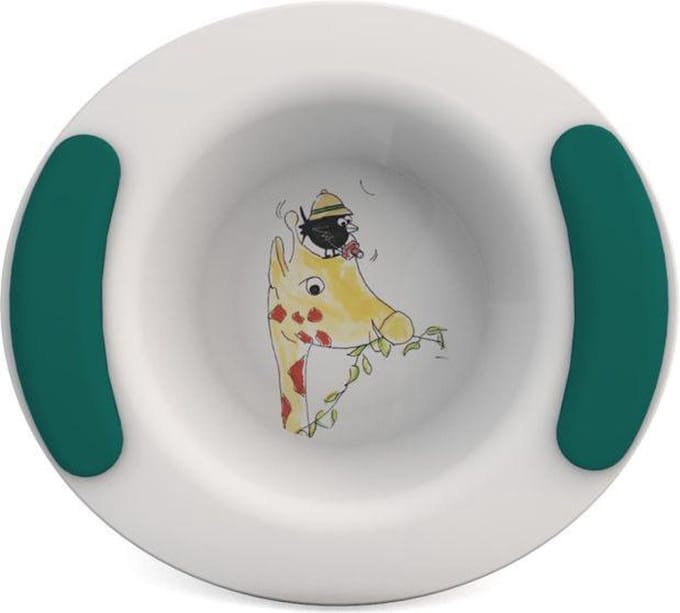Kinderkom Giraffe - Groen blauw
